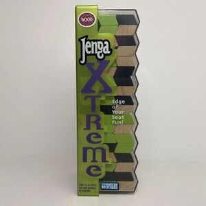 Jenga Extreme Xtreme Parker Brothers Block Stacking Game - Missing Instructions